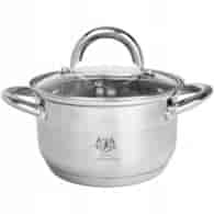 GARNEK STALOWY SOLID Z/P 16CM 1,6L KH020