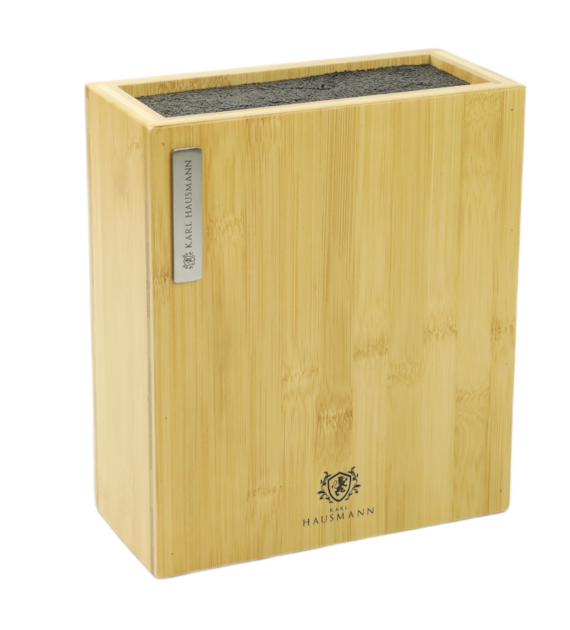 BAMBUSOWY BLOK STOJAK NA NOŻE 19,5x8,5x23CM KHA28