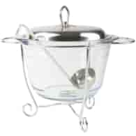 NACZYNIE ŻAROODPORNE Z PODGRZEWACZEM 3,9L HASU7