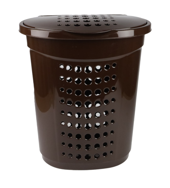 KOSZ NA PRANIE 60L 50X39X59CM  BRĄZ VK122053