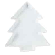 PÓŁMISEK PORCELANOWY CHOINKA 23,5X21X3,8CM ZD14964