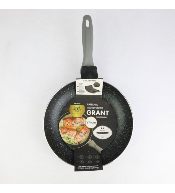PATELNIA ALUMINIOWA 24CM MEGASTONE GRANT PF24
