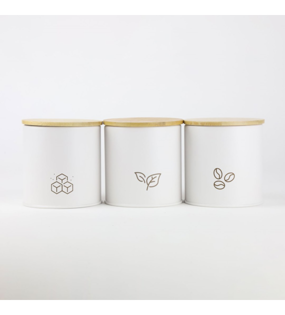 KPL.POJEMNIKÓW STAL ALASKA 3SZT BIAŁE GS-03613A