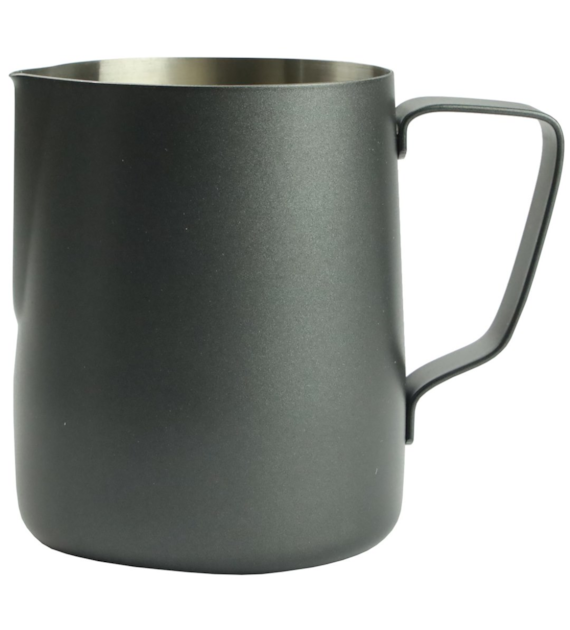 MLECZNIK STALOWY CZARNY 11,5x12x7,5CM 23KA-090