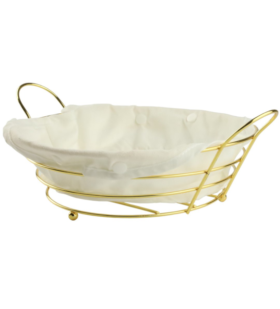 KOSZYK NA PIECZYWO CHLEB BIAŁY ZŁOTO 23KC-255