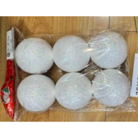 KPL BIAŁYCH BOMBEK 6SZT 5CM 25KC832