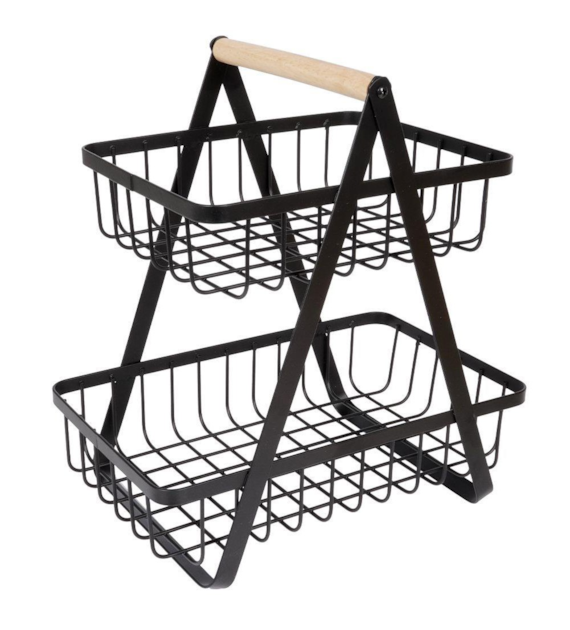 2-POZIOMOWY KOSZ NA OWOCE 27x29CM 25KB198