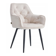 FOTEL TAPICEROWANY PRINCE KREMOWY HK-521