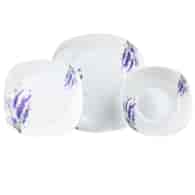 KPL. OBIADOWY18CZ KWADRAT VERONA LAWENDA PORCELANA