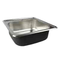 ZLEW JEDNOKOMOROWY 48x48x18CM LS-4848F3