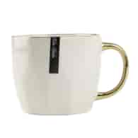 KUBEK PORCELANOWY 400ML ZŁOTY/LATTE PL24003L