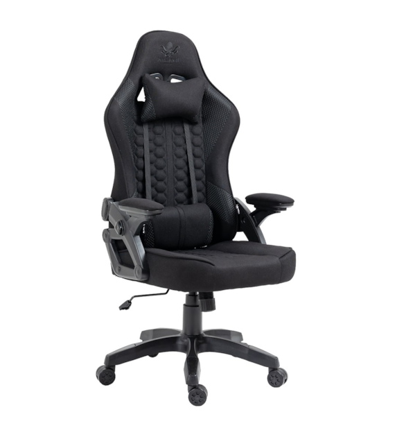 FOTEL GRACZA KRAKEN FEYTON CZARNY MATERIAŁ 5926