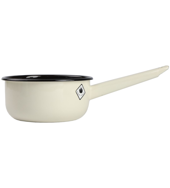 RONDEL EMALIOWANY BEŻ/BRĄZ 1,5L VK-21082