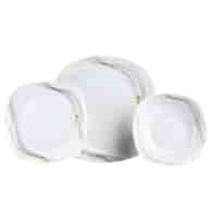 KPL. OBIADOWY 18CZ KWADRAT VERONA LINIE PORCELANA