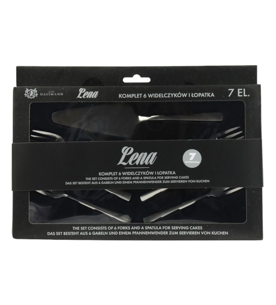 KPL. 6 WIDELCZYKÓW + ŁOPATKA DO TORTU - LENA