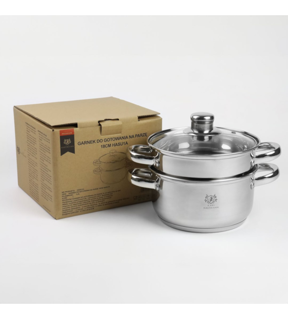 GARNEK DO GOTOWANIA NA PARZE 18CM 2CZ HASU1A