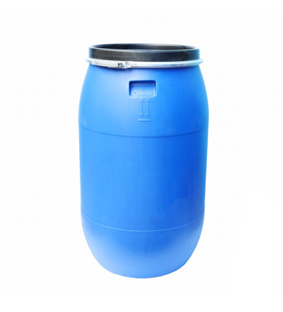 BECZKA 220L Z OBEJMĄ I KRANEM