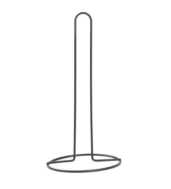 STOJAK NA RĘCZNIK PAPIEROWY 30CM CZARNY KH662