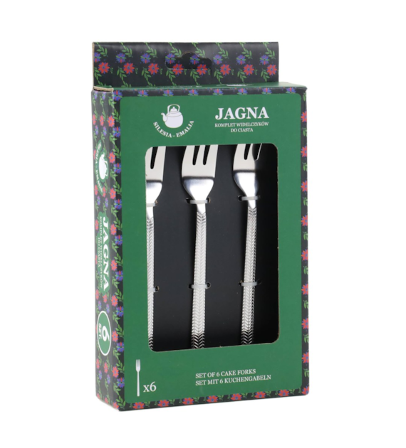 KPL.WIDELCZYKÓW DO CIASTA JAGNA 6SZTSREBR SILE6186