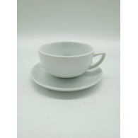 FILIŻANKA ZE SPODKIEM PORCELANOWA 400ML ZD14299