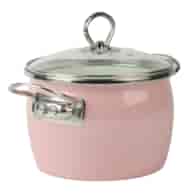 GARNEK EMALIOWANY RÓŻOWY MARYNA 16CM 2,3L TT-QX16