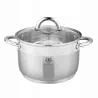 GARNEK STALOWY SOLID Z/P 26CM 6L KH070