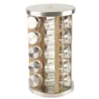 STOJAK NA PRZYPRAWY 20EL OBROTOWY DREW/STAL 3403