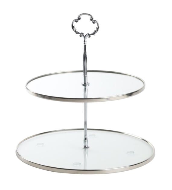 PATERA SZKLANA VERA SREBRNA 21-25cm CS2RC-1