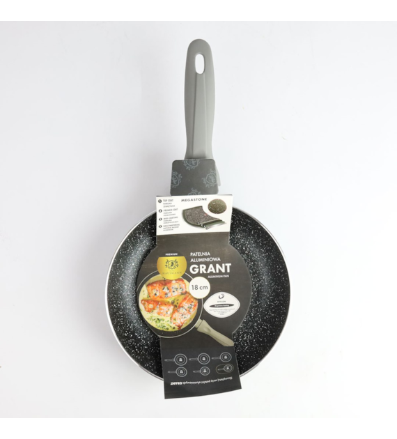 PATELNIA ALUMINIOWA 18CM MEGASTONE GRANT PF18