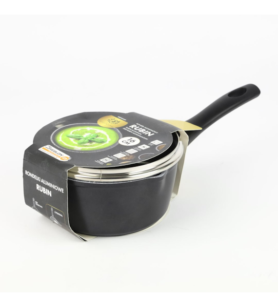 RONDEL ALUMINIOWY Z POKRYWĄ 16CM RUBIN BNS5016W