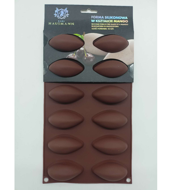 FORMA SILIKONOWA W KSZTAŁCIE MANGO 12SZT SI01M005