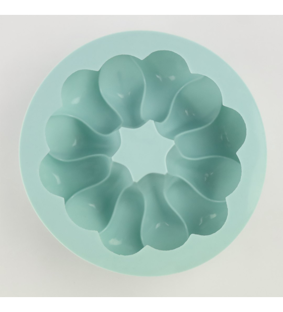 FORMA SILIKONOWA  CIAST/DESERÓW OKRĄGŁA 3D JSC3053