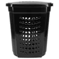 KOSZ NA PRANIE 60L 50X39X59CM CZARNY VK122053