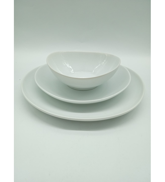 KPL. OBIADOWY 18CZ. TOSCANA BIAŁY ZD15847