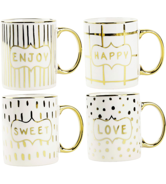 KUBEK PORCELANOWY 350ML SDM022-3913G WZÓR  MIX