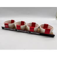 ZESTAW 4 SZT MISECZEK DO DIPÓW 8,5CM ZD13100