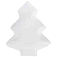 PÓŁMISEK PORCELANOWY CHOINKA 30X25X2,5CM ZD6509