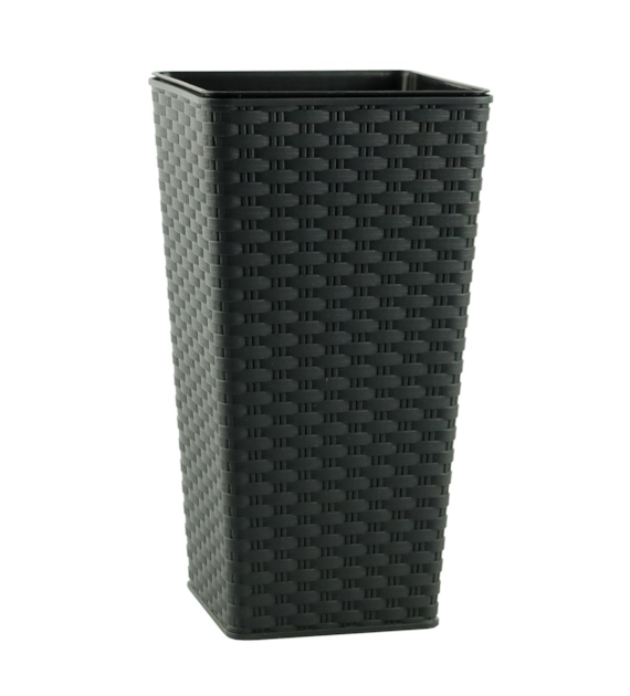 DONICZKA RATTAN WYSOKA GRANIT 16X16X30CM VK115039