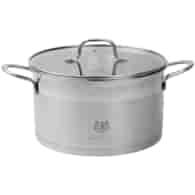 GARNEK STALOWY 18/10 TYTAN 24CM TYT24