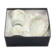 KPL. 2 FILIŻANEK ZE SPODKIEM 250ML IRIS FE-FL01