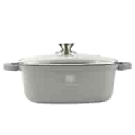 ALUMINIOWY GARNEK KWADR. Z/P GRANT 6,5L 28CM KH13