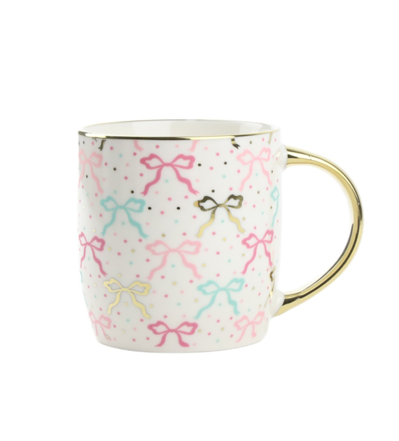 KUBEK PORCELANOWY 350ML SDM020-3700G KOKARDKI  MIX