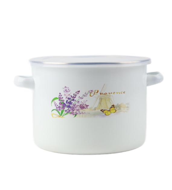 GARNEK EMALIOWANY MŁYN 18CM Z/P FLD-CX0144