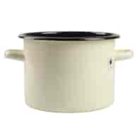 GARNEK BEŻ/BRĄZ 3L 18CM BEZ POKRYWY VK-1612