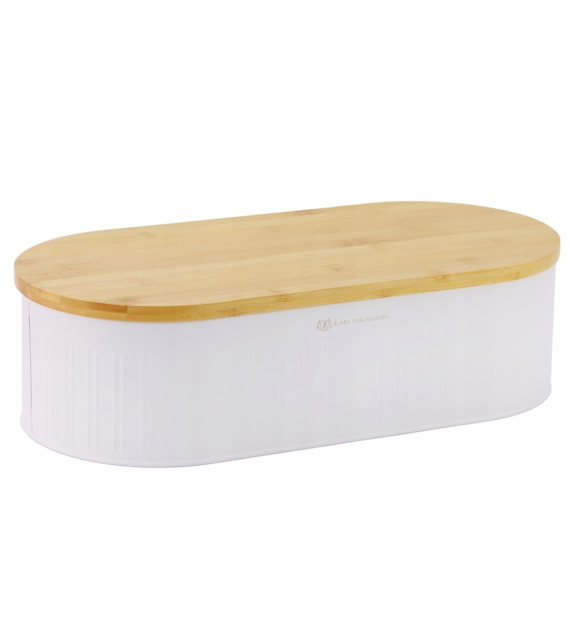 CHLEBAK STALOWY BIAŁY NOVITA GS-03625