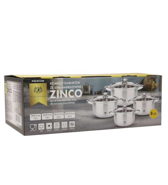 KPL. GARNKÓW 4SZT 14/16/18/22 ZINCO KHS1