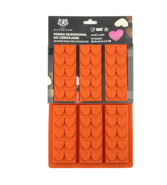 FORMA SILIKONOWA DO CZEKOLADEK 6SZT JSC3716