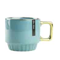 KUBEK PORCELANOWY 320ML NIEBIESKI N231801N