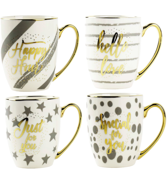 KUBEK PORCELANOWY 350ML SDM001-3610G WZÓR  MIX