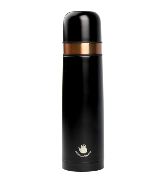 TERMOS CZARNY Z 2 KUBKAMI 750ML OD1804005